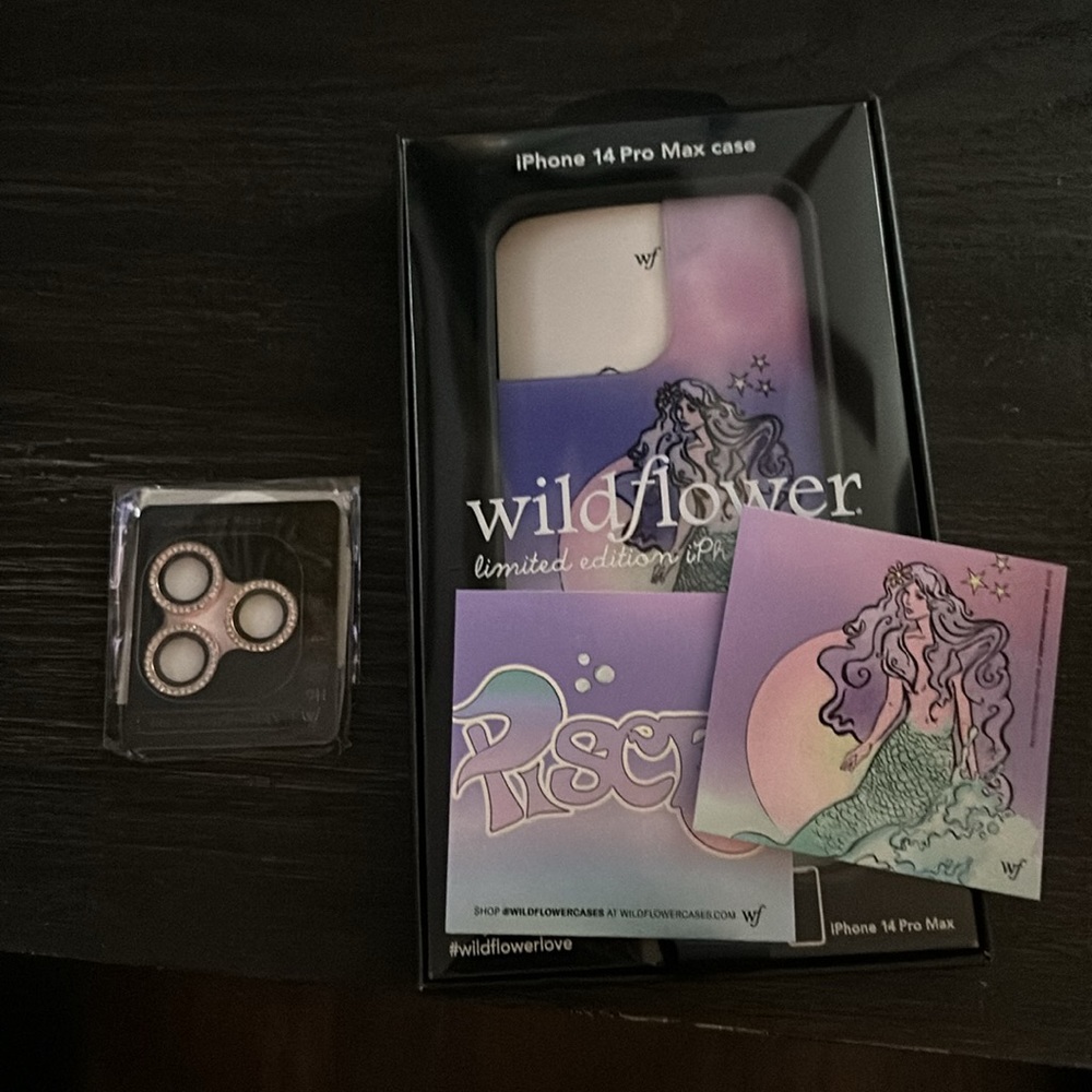 *BRAND NEW iPhone 14 Pro Max Wildflower Pisces Case